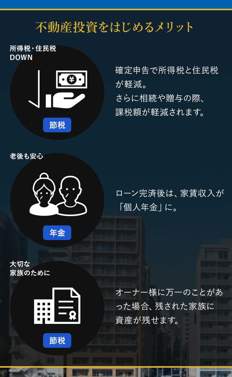 不動産投資をはじめるメリット